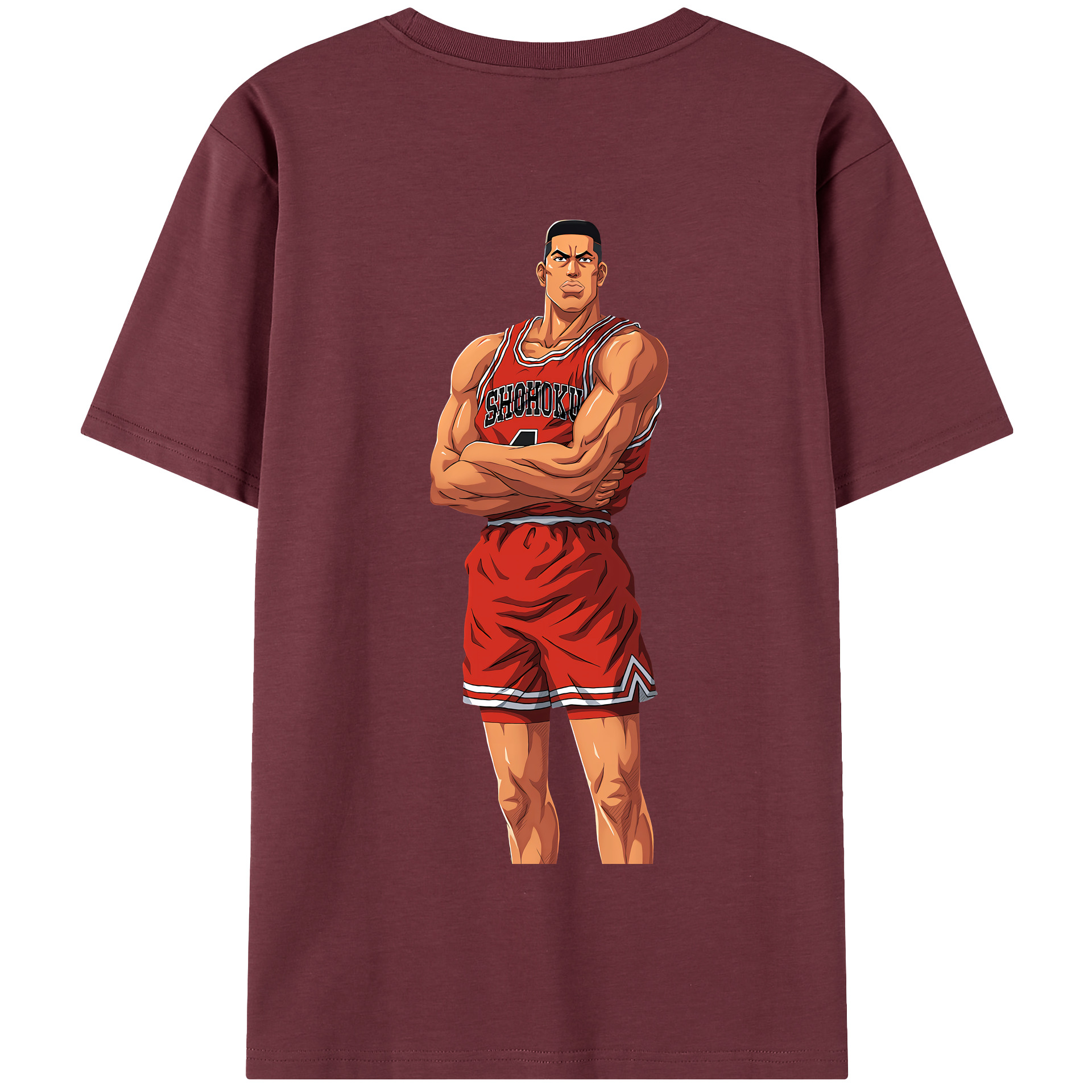 SLAM DUNK／スラムダンク 綿100％半袖Tシャツ（背面プリント）